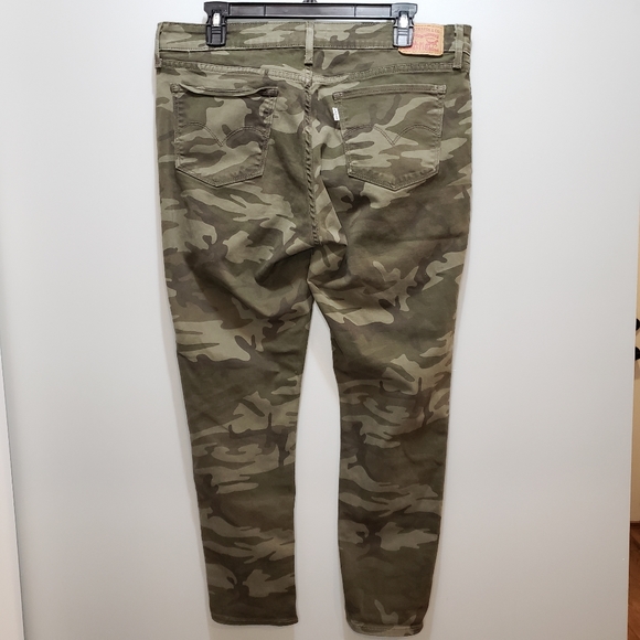 Like New! LEVI'S 711 CAMO SKINNY ANKLE JEANS 33 - Picture 10 of 16